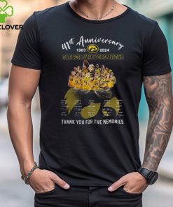 Official 41st Anniversary 1983 2024 Carver Hawkeye Arena Thank You For The Memories T Shirt
