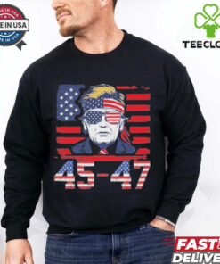 Official 45 47 Trump 2025 Funny T shirt
