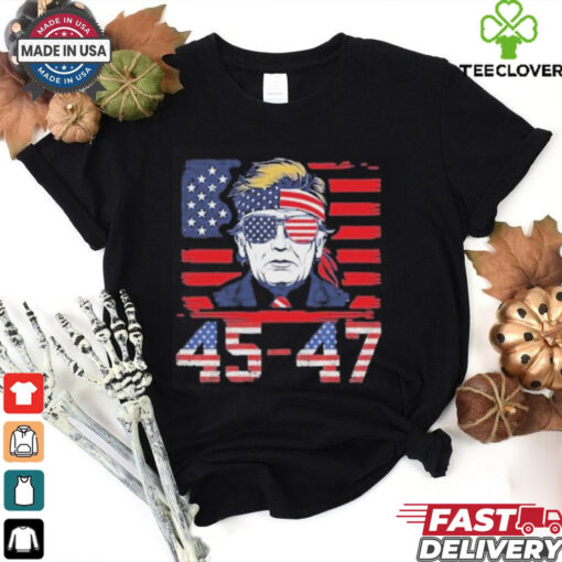 Official 45 47 Trump 2025 Funny T shirt