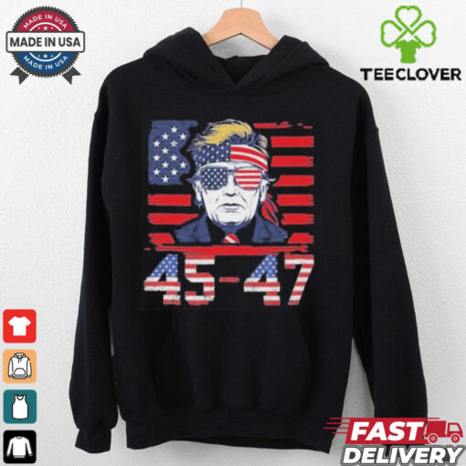 Official 45 47 Trump 2025 Funny T shirt