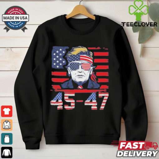 Official 45 47 Trump 2025 Funny T shirt