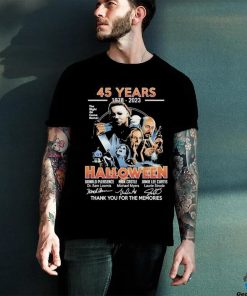 Official 45 Years 1978 – 2023 Halloween Thank You For The Memories Shirt