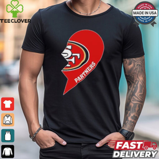 Official 49ERS Partners Half Heart Shirt
