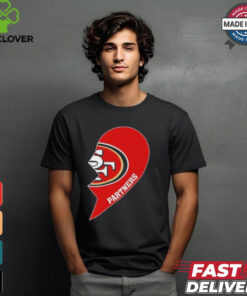 Official 49ERS Partners Half Heart Shirt