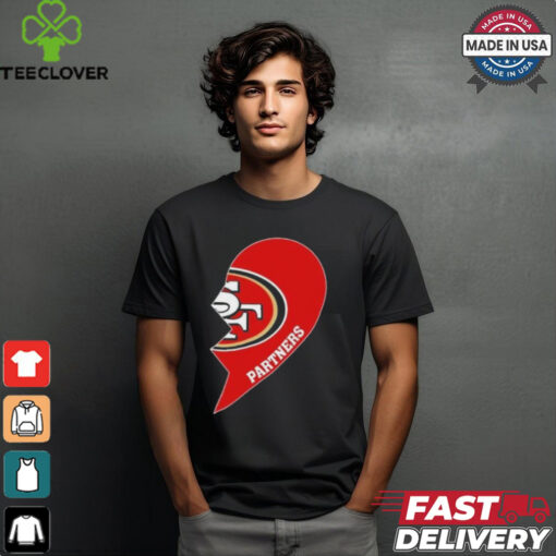 Official 49ERS Partners Half Heart Shirt