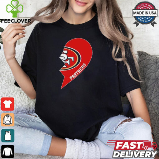 Official 49ERS Partners Half Heart Shirt