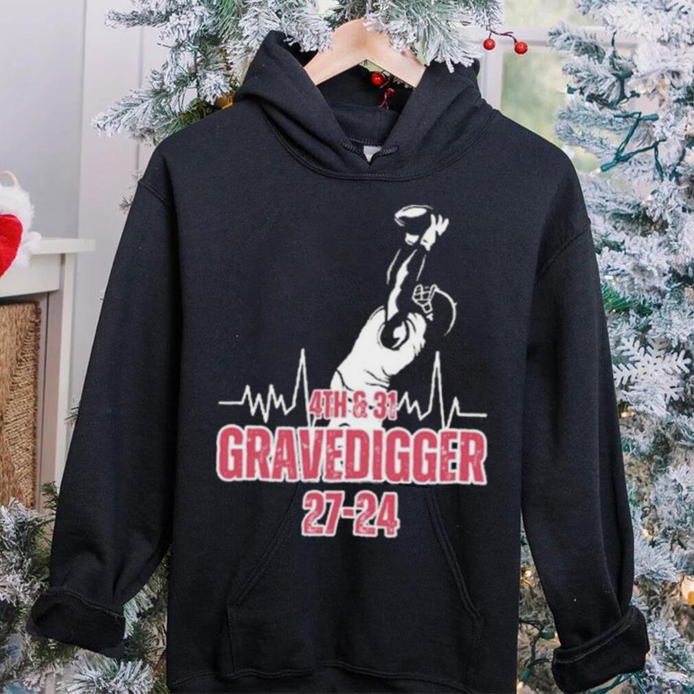 Official 4th & 31 Iron Bowl Gravedigger 27 24 Shirt Official 4th & 31 Iron Bowl Gravedigger 27 24 Shirt