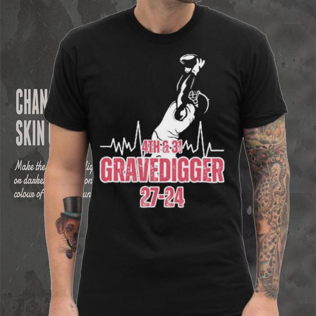 Official 4th & 31 Iron Bowl Gravedigger 27 24 Shirt Official 4th & 31 Iron Bowl Gravedigger 27 24 Shirt