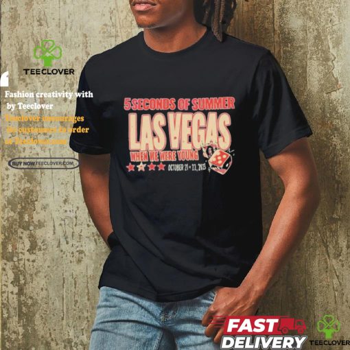 Official 5 Seconds Of Summer Las Vegas When We Were Young Dice T Shirts