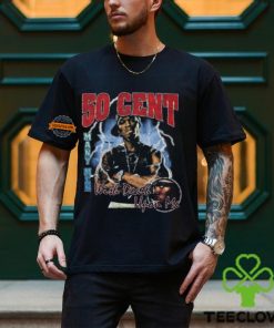 Official 50 Cent Many Men Wish Death Upon Me Two Sides Print Classic T Shirt