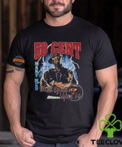 Official 50 Cent Many Men Wish Death Upon Me Two Sides Print Classic T Shirt