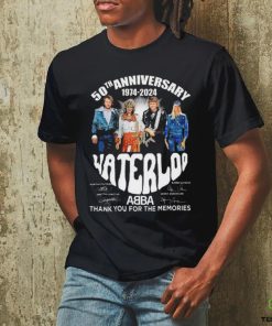 Official 50th Anniversary 1974 2024 Waterloo ABBA Thank You For The Memories T Shirt