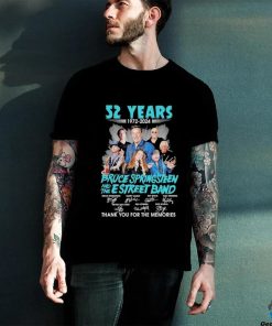 Official 52 Years 1972 2024 Bruce Springsteen And The E Street Band Thank You For The Memories T Shirt