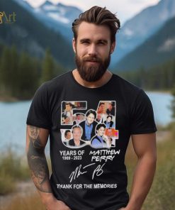 Official 54 Years Of 1969 – 2023 Matthew Perry Thank You For The Memories T Shirt