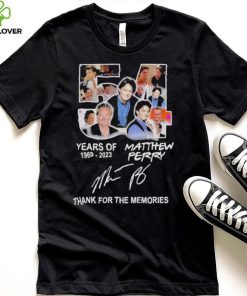 Official 54 Years Of 1969 – 2023 Matthew Perry Thank You For The Memories T Shirt