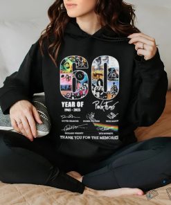 Official 60 Years Of 1965 2025 Pink Floyd Thank You For The Memories T Shirt