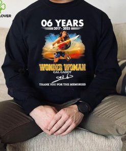Official 60 years 2017 – 2023 Wonder Woman Gal Gadot thank you for the memories signature shirt