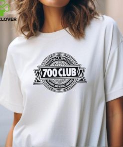 Official 700 Club Circa 2015 Blessed And Highly Favored Logo T Shirt