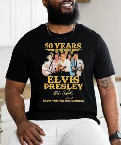 Official 90 Years 1935 – 2025 Elvis Presley Thank You For The Memories T Shirt