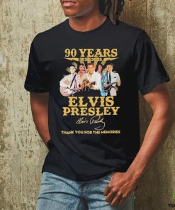 Official 90 Years 1935 – 2025 Elvis Presley Thank You For The Memories T Shirt