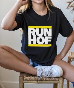 Official 95.7 The Game Bonta Hill Wearing Run Hof shirt