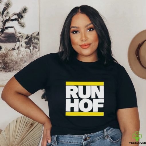 Official 95.7 The Game Bonta Hill Wearing Run Hof shirt