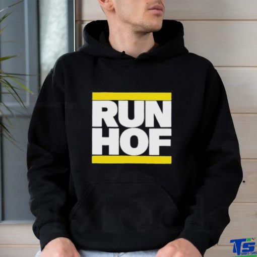 Official 95.7 The Game Bonta Hill Wearing Run Hof shirt