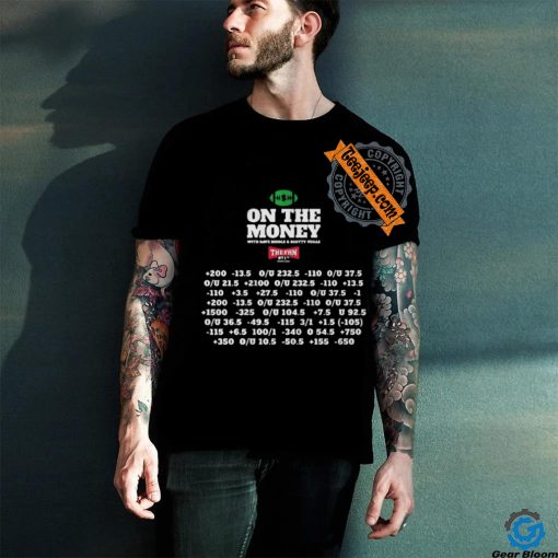 Official 97.1 the fan on the money with dave sidole and scotty sport radio t shirt