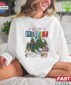 Official A Bit Of A Misfit Rudolph The Red Nosed Reindeer T shirts