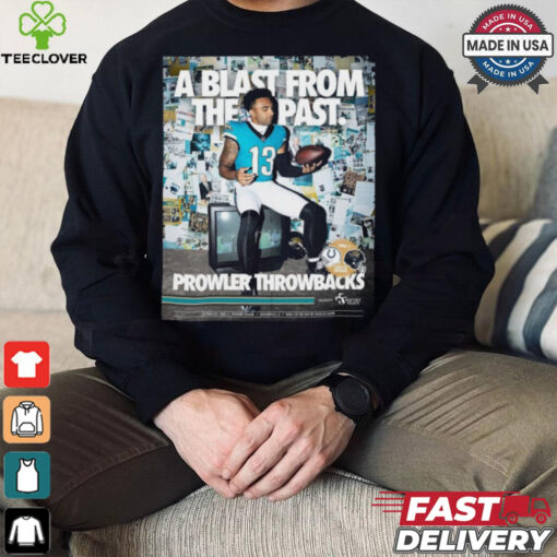 Official A Blast From The Past Prowler Throwbacks Week 5 Indianapolis Colts vs Jacksonville Jaguars NFL 2024 Poster t hoodie, sweater, longsleeve, shirt v-neck, t-shirt