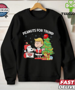 Official A Charlie Brown Christmas Peanuts For Trump Merry Christmas 2024 Shirt