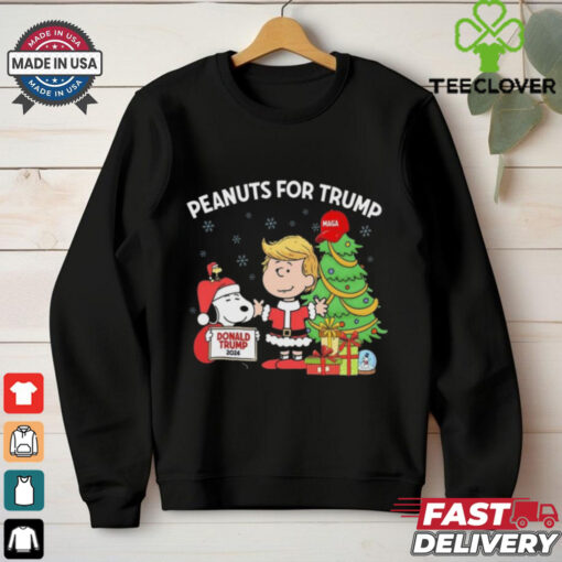 Official A Charlie Brown Christmas Peanuts For Trump Merry Christmas 2024 Shirt