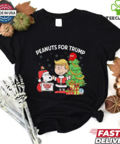 Official A Charlie Brown Christmas Peanuts For Trump Merry Christmas 2024 Shirt