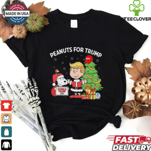 Official A Charlie Brown Christmas Peanuts For Trump Merry Christmas 2024 Shirt