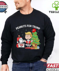 Official A Charlie Brown Christmas Peanuts For Trump Merry Christmas 2024 Shirt