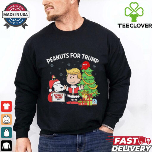 Official A Charlie Brown Christmas Peanuts For Trump Merry Christmas 2024 Shirt