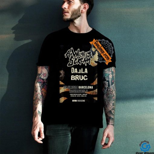 Official A Wilhelm Scream Razzmatazz 2 Barcelona Spain Jul 25 2024 Poster shirt