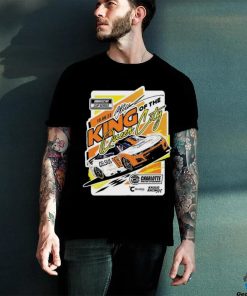 Official A.J. Allmendinger Checkered Flag Sports Heather Gray 2023 Bank of America ROVAL 400 Race Winner T Shirt