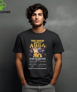 Official ABBA The Show 50 Years Of Memories T Shirt
