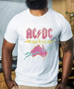 Official AC DC Band World Tour ’88 Down Uncler shirt