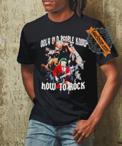 Official AC DC Only Old People Know How To Rock T Shirt