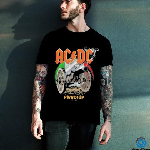 Official AC DC Reggio Emilia 2024 Tour For Those about To Rock PWRD & Up Italy T Shirt