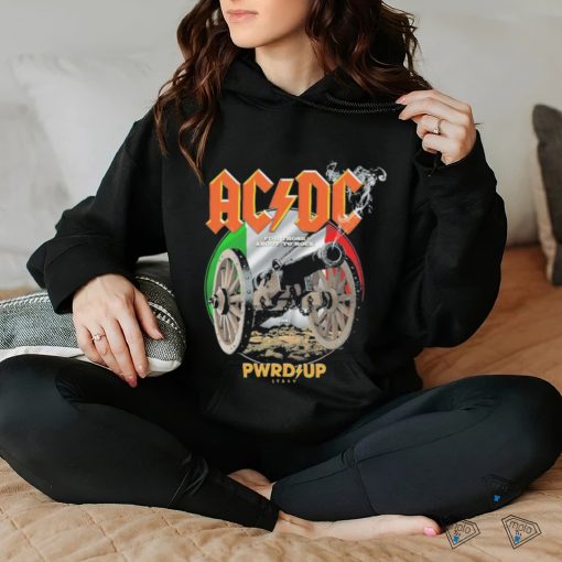 Official AC DC Reggio Emilia 2024 Tour For Those about To Rock PWRD & Up Italy T Shirt