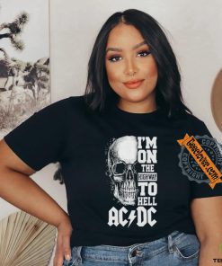 Official ACDC I Am On The Highway To Hell Rock On T Shirt