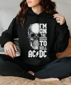 Official ACDC I Am On The Highway To Hell Rock On T Shirt