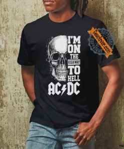 Official ACDC I Am On The Highway To Hell Rock On T Shirt