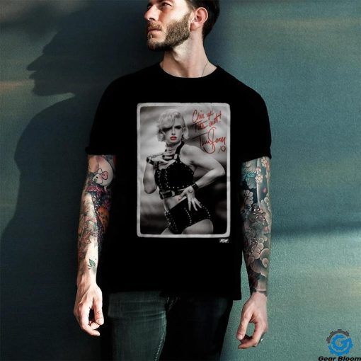 Official AEW Shop All Elite Wrestling Toni Storm Chin Up Tits Out Shirt