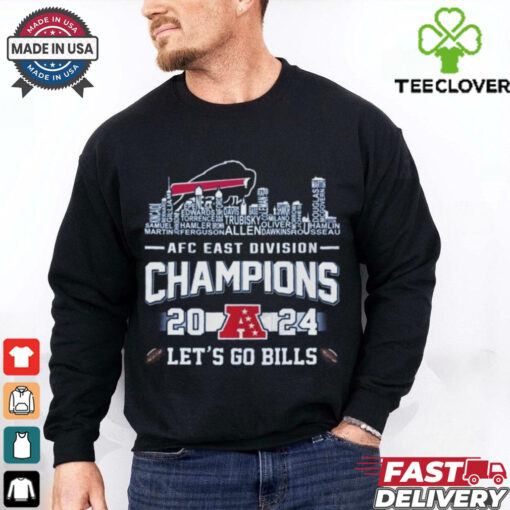 Official AFC East Division Champions 2024 Buffalo Bills Let’s Go Bills Shirt