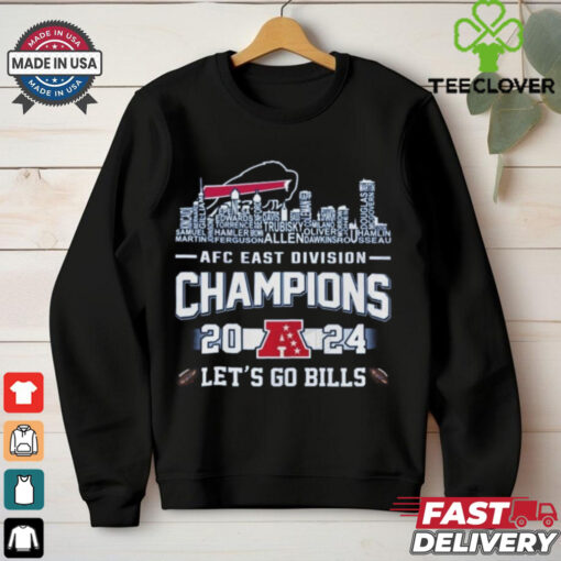 Official AFC East Division Champions 2024 Buffalo Bills Let’s Go Bills Shirt