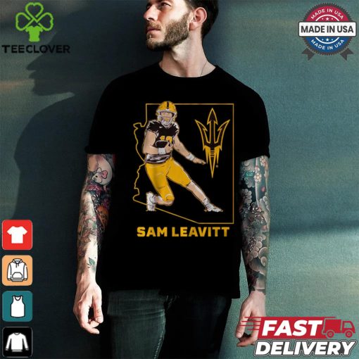Official ASU Football Sam Leavitt State Star Arizona State Sun Devils t shirt